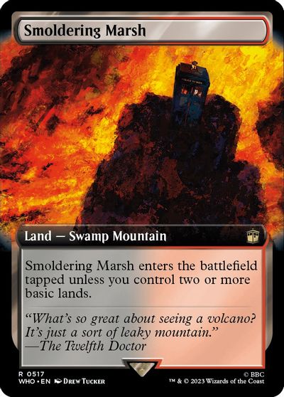 Smoldering Marsh Extended Art #517