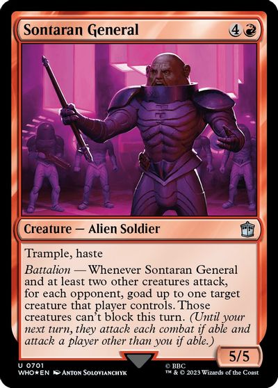 Sontaran General Surge Foil #701