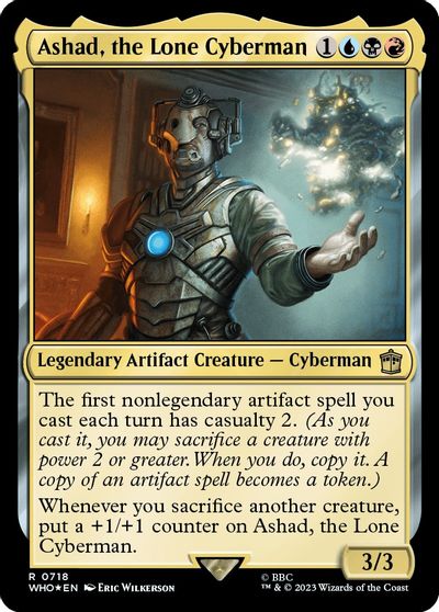 Ashad the Lone Cyberman Surge Foil #718