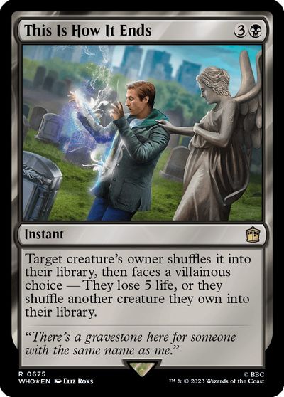 This Is How It Ends Surge Foil #675