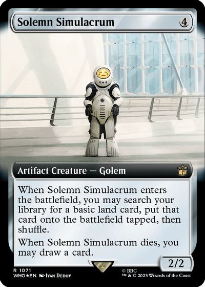 Solemn Simulacrum Extended Art Surge Foil #1071
