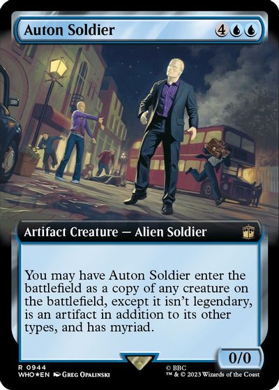 Auton Soldier Extended Art Surge Foil #944