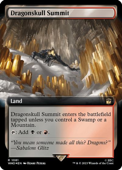 Dragonskull Summit Extended Art Surge Foil #1081