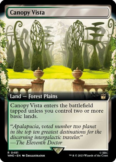 Canopy Vista Extended Art #481