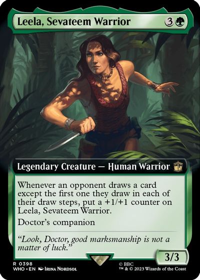 Leela Sevateem Warrior Extended Art #398
