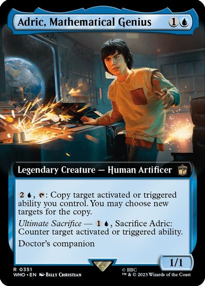 Adric Mathematical Genius Extended Art #351