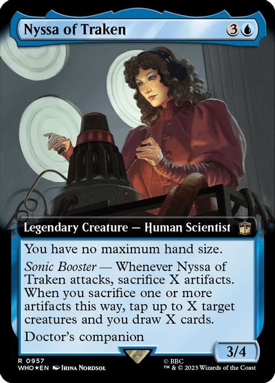 Nyssa of Traken Extended Art Surge Foil #957