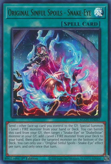 Original Sinful Spoils Snake Eye #AGOV-EN057