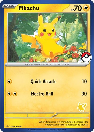 Pikachu [Blue Border]