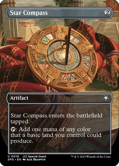 Star Compass Borderless