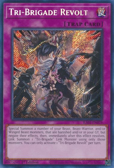 Tri Brigade Revolt Secret Rare #RA01-EN079