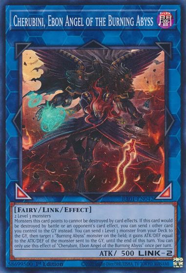 Cherubini Ebon Angel of the Burning Abyss #RA01-EN042
