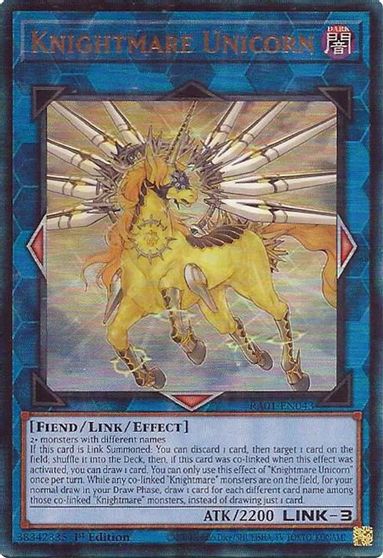 Knightmare Unicorn PUR #RA01-EN043