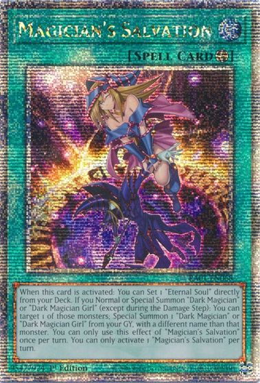Magicians Salvation Quarter Century Secret Rare #RA01-EN068