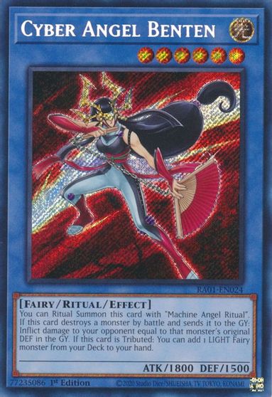 Cyber Angel Benten Secret Rare #RA01-EN024