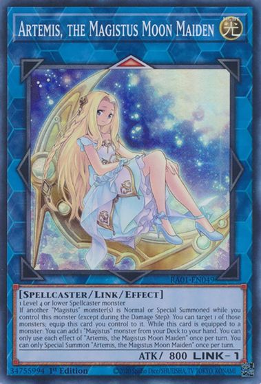 Artemis the Magistus Moon Maiden #RA01-EN049