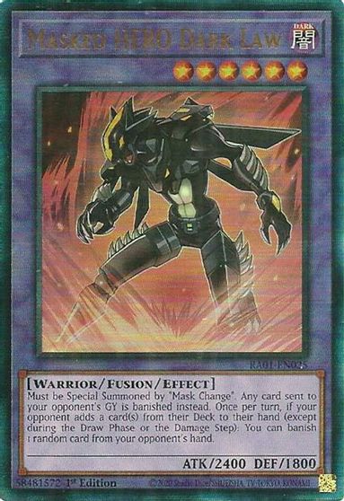 Masked HERO Dark Law PUR #RA01-EN025