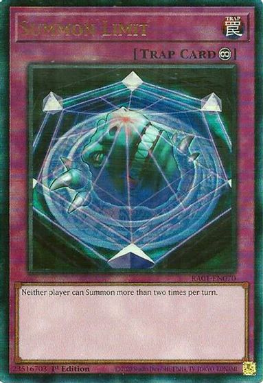 Summon Limit PUR #RA01-EN070