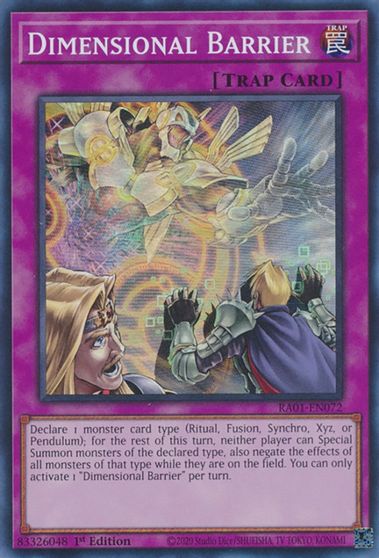 Dimensional Barrier #RA01-EN072