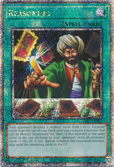 Reasoning Quarter Century Secret Rare #RA01-EN052