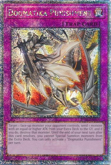 Dogmatika Punishment Quarter Century Secret Rare #RA01-EN076