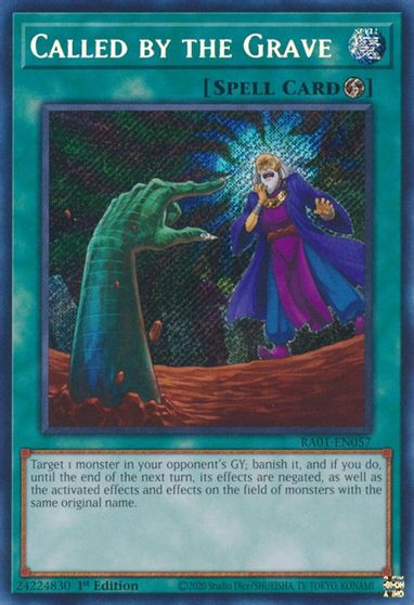 Called by the Grave Secret Rare #RA01-EN057
