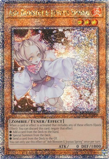 Ash Blossom and Joyous Spring Quarter Century Secret Rare #RA01-EN008
