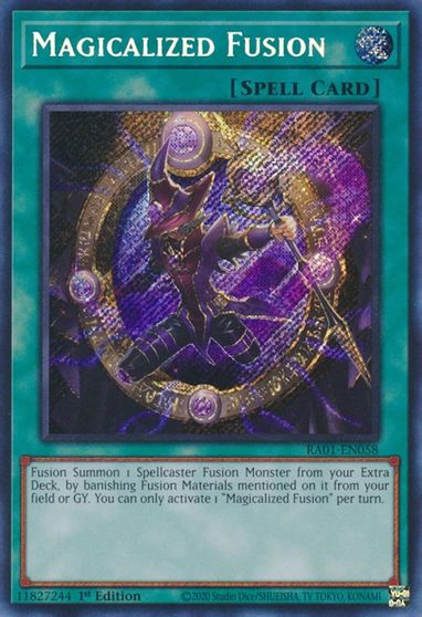 Magicalized Fusion Secret Rare #RA01-EN058