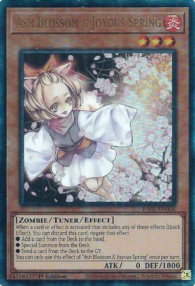 Ash Blossom and Joyous Spring PUR #RA01-EN008