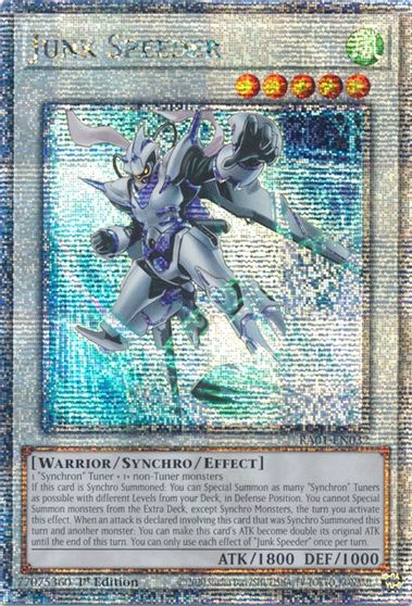 Junk Speeder Quarter Century Secret Rare #RA01-EN032