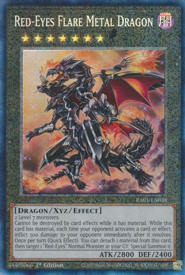 Red Eyes Flare Metal Dragon PCR #RA01-EN038