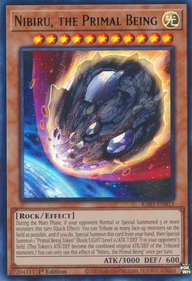 Nibiru the Primal Being UR #RA01-EN015