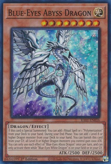 Blue Eyes Abyss Dragon #RA01-EN016