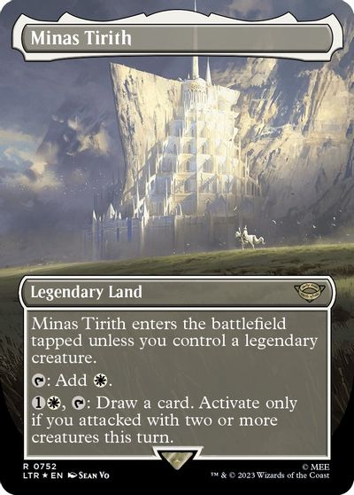 Minas Tirith Borderless Surge Foil #752