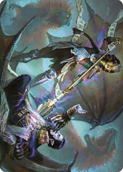 Huatlis Final Strike Art Card Gold Stamped Signature