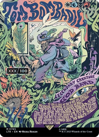 Tom Bombadil Borderless Poster Serial Numbered #745
