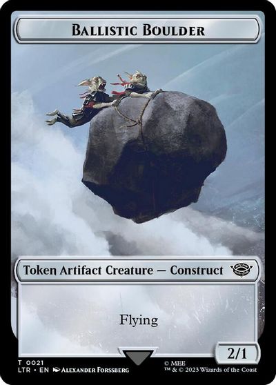 Ballistic Boulder Food 0024 Double Sided Token Surge Foil #21 // 24