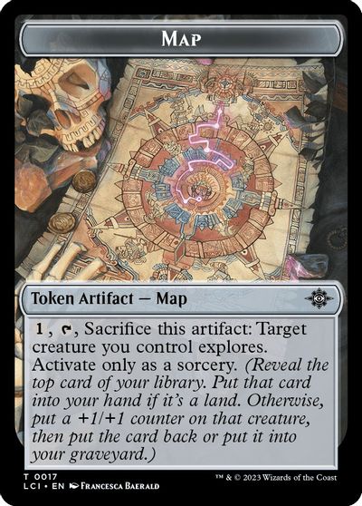 Map Bat Double Sided Token #17 // 6