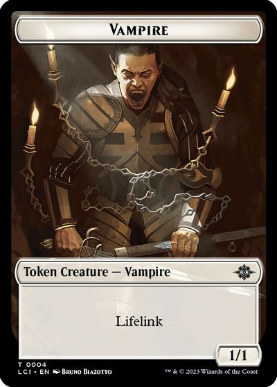 Vampire Dinosaur 0009 Double Sided Token #4 // 9