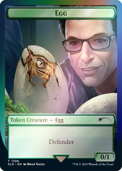 Egg Token Rainbow Foil #1398