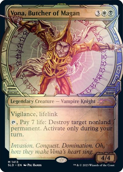 Vona Butcher of Magan Rainbow Foil #1413