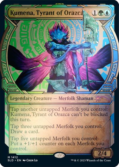 Kumena Tyrant of Orazca Rainbow Foil #1412