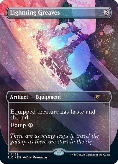 Lightning Greaves 1493 Galaxy Foil #1493