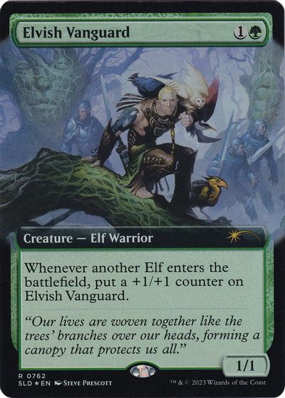 Elvish Vanguard Extended Art #762