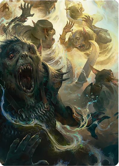 Gimli Counter of Kills Art Card 10 81 Gold Stamped Signature