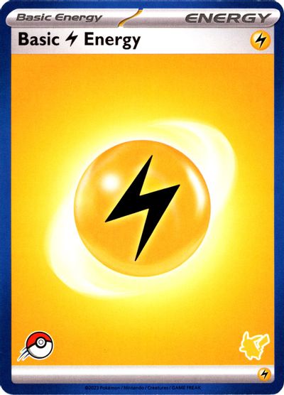 Basic Lightning Energy [Blue Border]