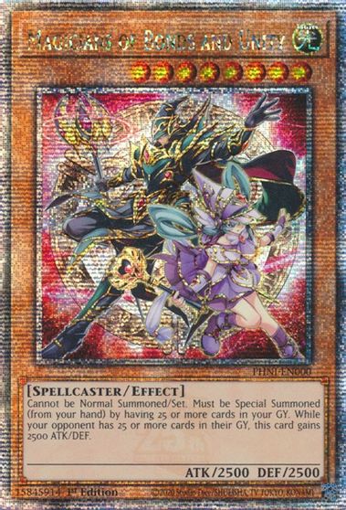 magicians of bonds and unity quarter century secret rare