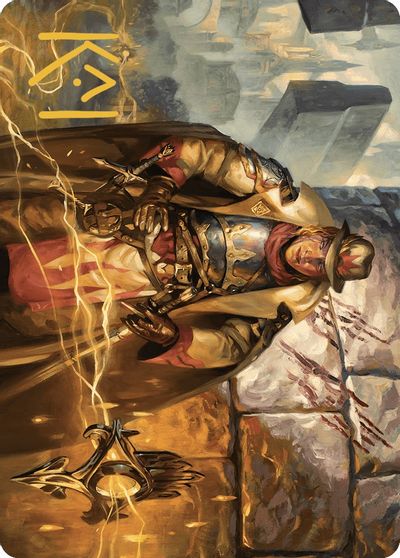 Tenth District Hero Art Card Gold Stamped Signature #4