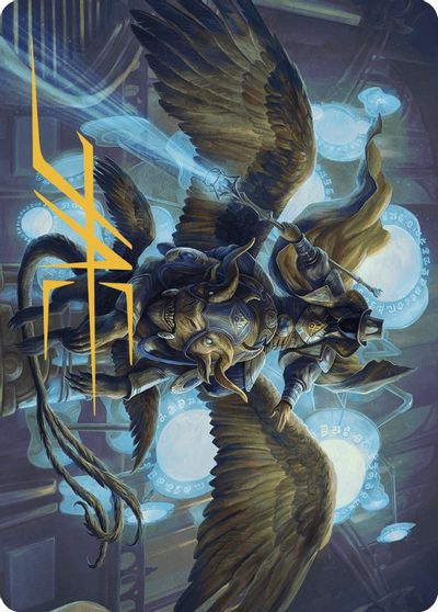 Ezrim Agency Chief Art Card Gold Stamped Signature #20