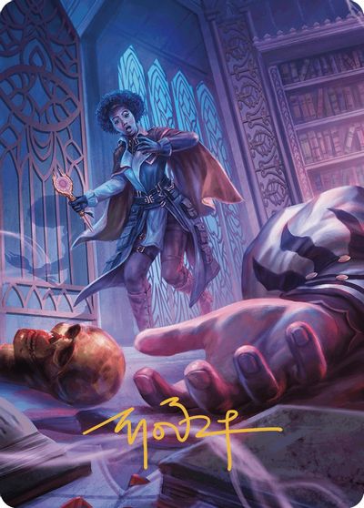Deadly Complication Art Card Gold Stamped Signature #33